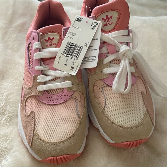 peach color adidas shoes